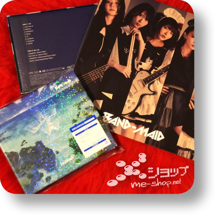 band-maid unleash cd+bd+coverboard
