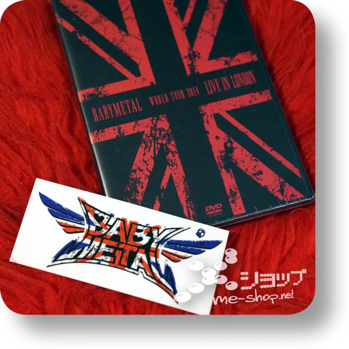 babymetal live in london dvd+sticker
