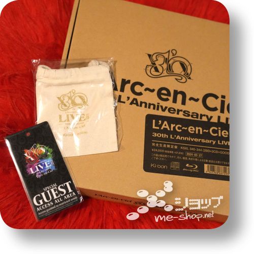 larc en ciel 30th lanniversary live box+bonus
